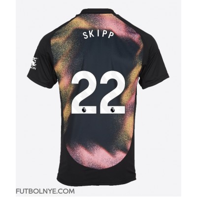 Camiseta Leicester City Oliver Skipp #22 Visitante Equipación 2024-25 manga corta Camiseta Leicester City Oliver Skipp #22 Visitante Equipación 2024-25 manga corta